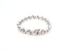 Bracelet vintage bracelet art deco serti de 19 diamants 1.9ct en or blanc 18k 35gr 58 Facettes 265184