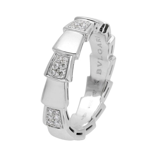 Bague 56 BULGARI - Bague Serpenti en or blanc et diamants 58 Facettes