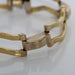 Bracelet Bracelet ajouré en or 18 carats avec pampilles ondulées 58 Facettes E361770