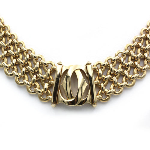 Collier CARTIER - Collier Pénélope Double C Or jaune 58 Facettes 250222R