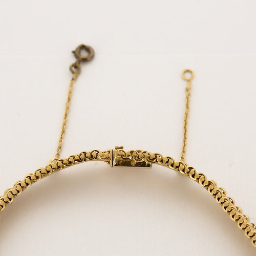 Collier Collier négligé en or jaune et or blanc, diamants 58 Facettes SQU3784