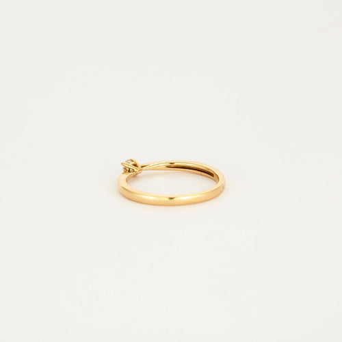 Bague 54 Solitaire en or jaune diamant 58 Facettes 3121245