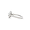 Bague Bague en or blanc avec un diamant central de 0,58 ct et des diamants d'accompagnement 58 Facettes 17694
