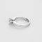Bague 50 Solitaire en or blanc et diamant 1.20ct 58 Facettes DADB-18