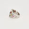 Bague 53.5 Bague or blanc TUTTI FRUTTI 58 Facettes LP1051/12
