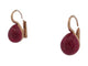 Boucles d'oreilles boucles d'oreilles POMELLATO dormeuses rouge passion rubis et or rose 58 Facettes 269158