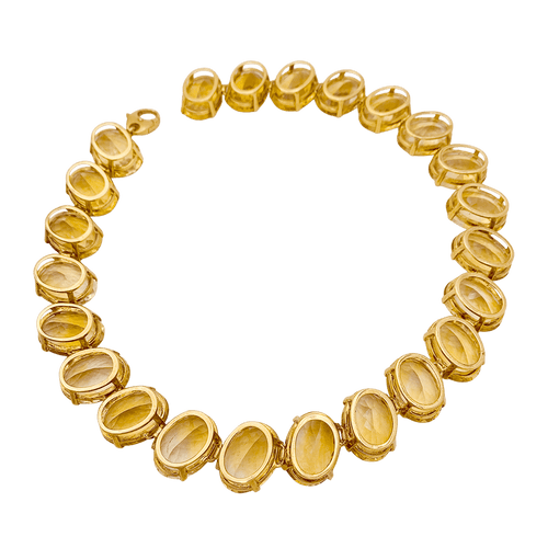 Collier Collier or jaune et citrines. 58 Facettes 34695