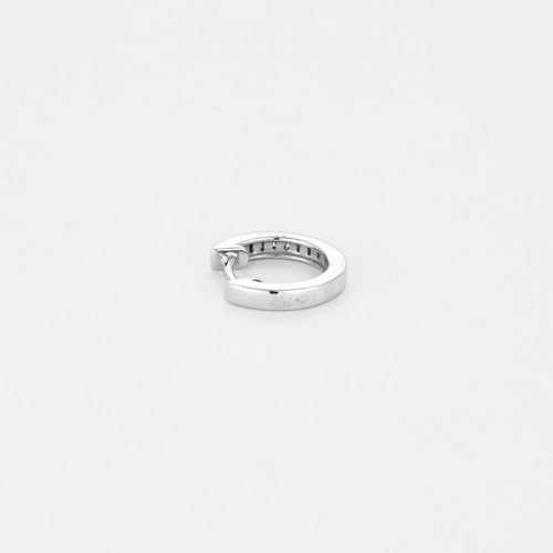 Boucles d'oreilles Boucles d'oreilles or blanc et diamants 58 Facettes 250134