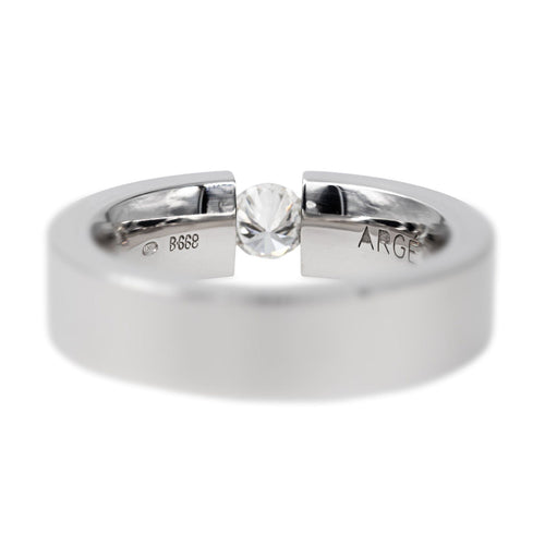 Bague 54 Bague Or blanc Diamant 58 Facettes 2569095CN