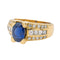 Bague 49 O.J. Perrin Bague Or jaune Saphir 58 Facettes 2905291CN