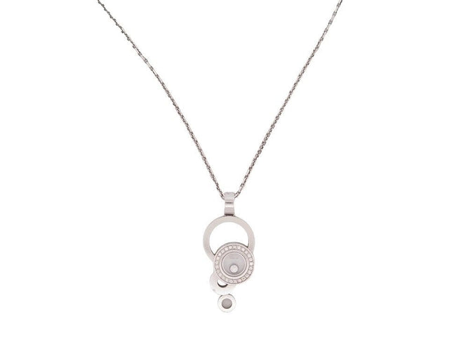 Collier collier CHOPARD pendentif happy or diamants 58 Facettes 258947