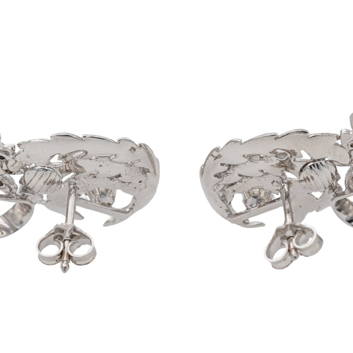 Boucles d'oreilles Boucles d'oreilles Or blanc Diamant 58 Facettes 3244484CN