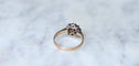 Bague Bague ancienne saphirs et diamants sur or rose 58 Facettes