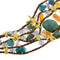Bracelet Bracelet Or jaune Turquoise Améthyste Cornaline 58 Facettes 35278