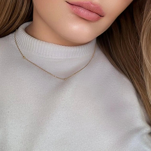 Collier Collier Perles Or Jaune 18k 58 Facettes CO-GS36175