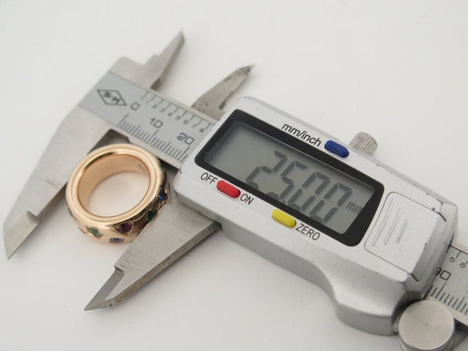 Bague 53 bague POMELLATO iconica medium or rose tourmaline saphir ruby 58 Facettes 263944