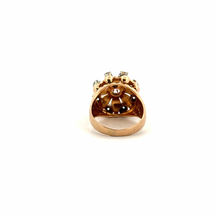 Bague 55 Bague Cocktail Or Jaune Rubis Tourmaline 58 Facettes 79-GS35328-3