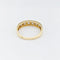 Bague 55 Bague demi-alliance en or jaune et diamants 58 Facettes 32650