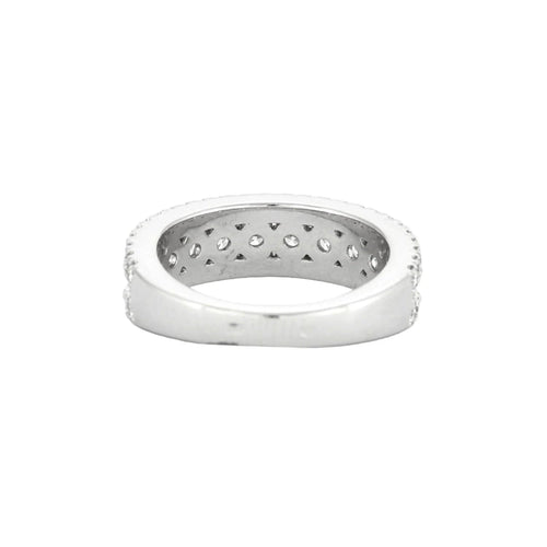 Bague 50 Bague or blanc et diamants 58 Facettes BO/240020