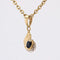 Pendentif Pendentif or jaune d'occasion saphir diamant 58 Facettes CVP134