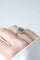 Bague 55 Bague Marguerite ancienne Saphir de Ceylan 1,50 Ct et Diamants 58 Facettes