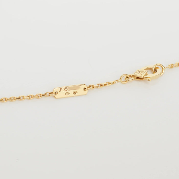 Collier Collier Van Cleef & Arpels Vintage Alhambra nacre blanche en or jaune 58 Facettes vca-nck-yg-alh-mop-new