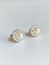 Boucles d'oreilles Boucles d'oreilles en or blanc 18k perles et diamants 58 Facettes