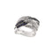 Bague 57 Bague bandeau diamants et saphirs 58 Facettes 24509