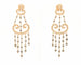 Boucles d'oreilles diamants noirs et blancs 58 Facettes