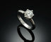 Bague Solitaire en or blanc avec diamant de 0,80 ct 58 Facettes
