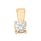 Pendentif Pendentif Solitaire Or jaune Diamant 58 Facettes 2621605CN