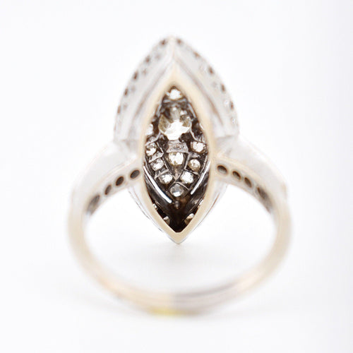 Bague 58 Bague Navette Diamants 4 carats 58 Facettes