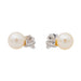 Boucles d'oreilles Boucles d'oreilles Puces Or blanc Perle 58 Facettes 3460624RV