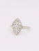 Bague 57 Bague marquise or blanc diamants 58 Facettes J606