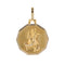Pendentif Médaille Saint Christophe or jaune 58 Facettes CVP109