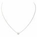 Collier Tiffany & Co Collier Solitaire Platine Diamant 58 Facettes 3648181RV