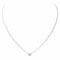 Collier Tiffany & Co Collier Solitaire Platine Diamant 58 Facettes 3648181RV