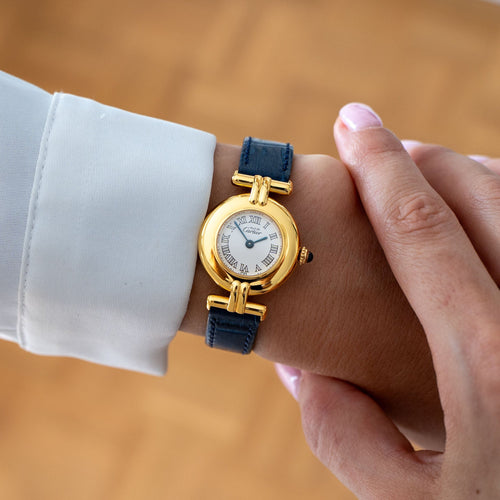 Cartier Must Colisée - Специален циферблат в цвят слонова кост 