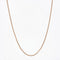 Collier Longue chaine or rose maille forçat 58 Facettes 15-217