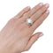 Bague 56 Bague platine diamant 2,51 ct entourage baguette. 58 Facettes 32596