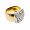 Bague 52 Bague jonc pavage diamants 58 Facettes 1-1663/1