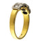 Bague 55 Bague en or jaune et blanc sertie de 5 diamants de 0,70 ct 58 Facettes G3839