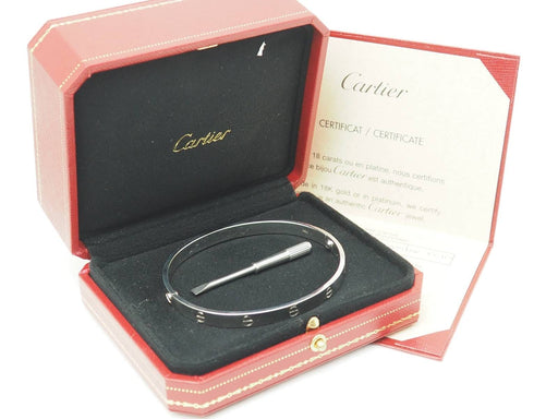 Bracelet Bracelet Cartier Love en or blanc 58 Facettes 33259