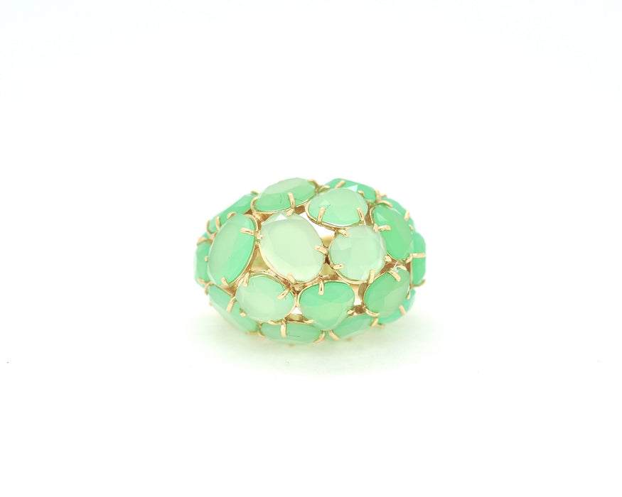 POMELLATO - Verzamelring Capri met chrysopraas