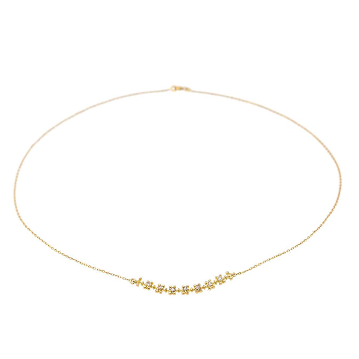 Yellow Gold Diamond Necklace