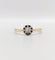 Bague 52 Bague solitaire antique or jaune, diamant taille ancienne 0.14 carat (circa 1900) 58 Facettes A05954
