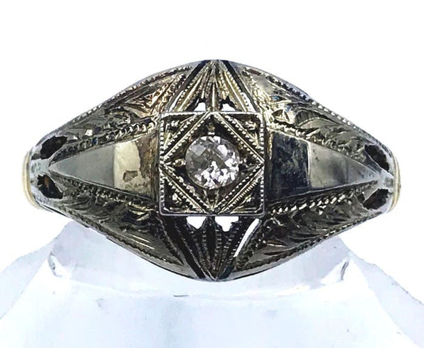 Bague Bague en diamant, début du XXe siècle 58 Facettes