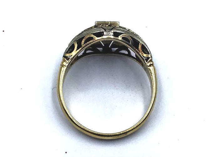 Bague Bague en diamant, début du XXe siècle 58 Facettes