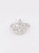 Bague 55 Bague fleur or blanc diamants 2 ct 58 Facettes J602