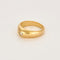 Bague 59 Bague jonc or jaune et diamants 58 Facettes SNA1366